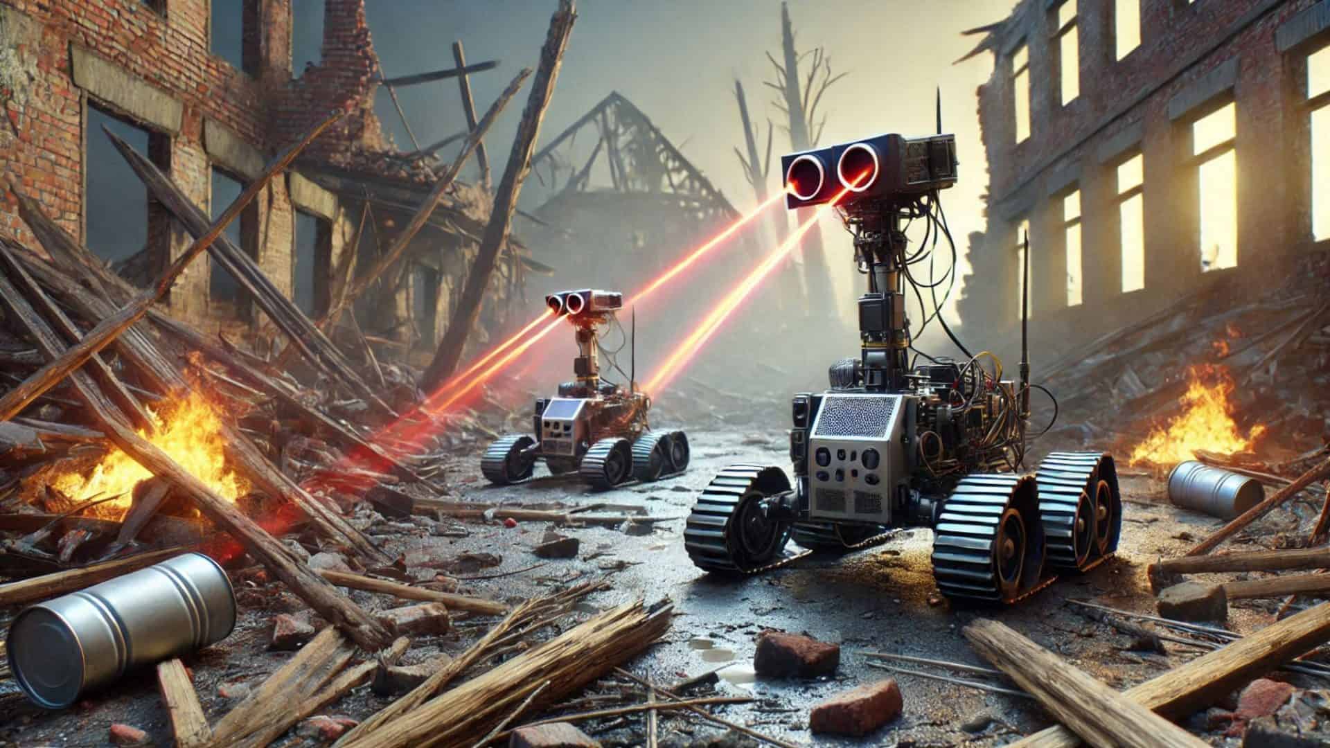 Robôs com laser podem revolucionar a exploração de áreas de risco
