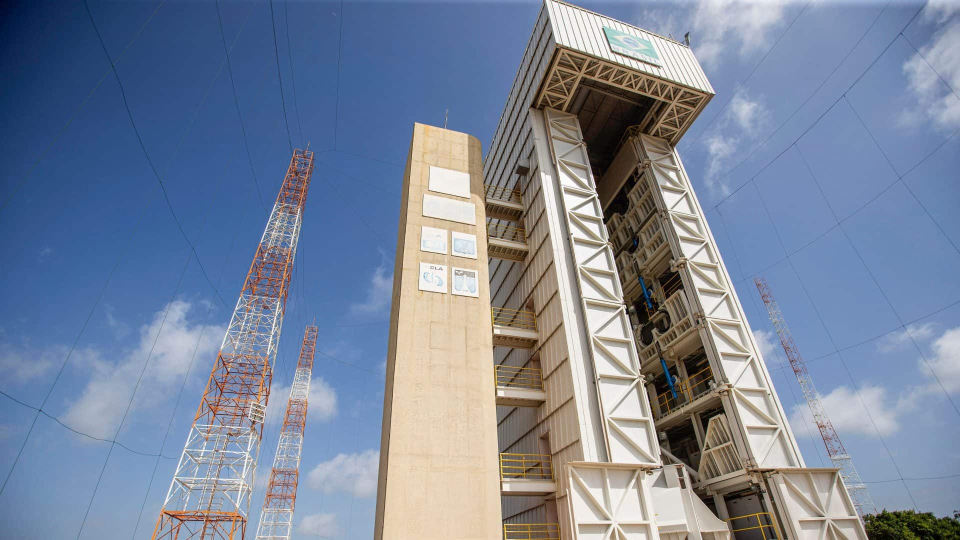 Base de lançamento no Centro Espacial de Alcântara, no Maranhão