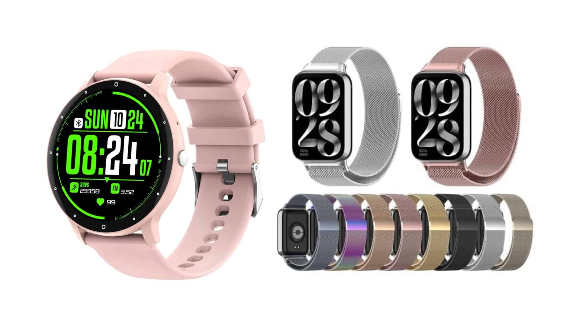 Smartwatch e pulseiras para smartwatch em promoção na Amazon