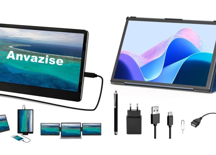 Monitor portátil e tablet em promoção na Amazon