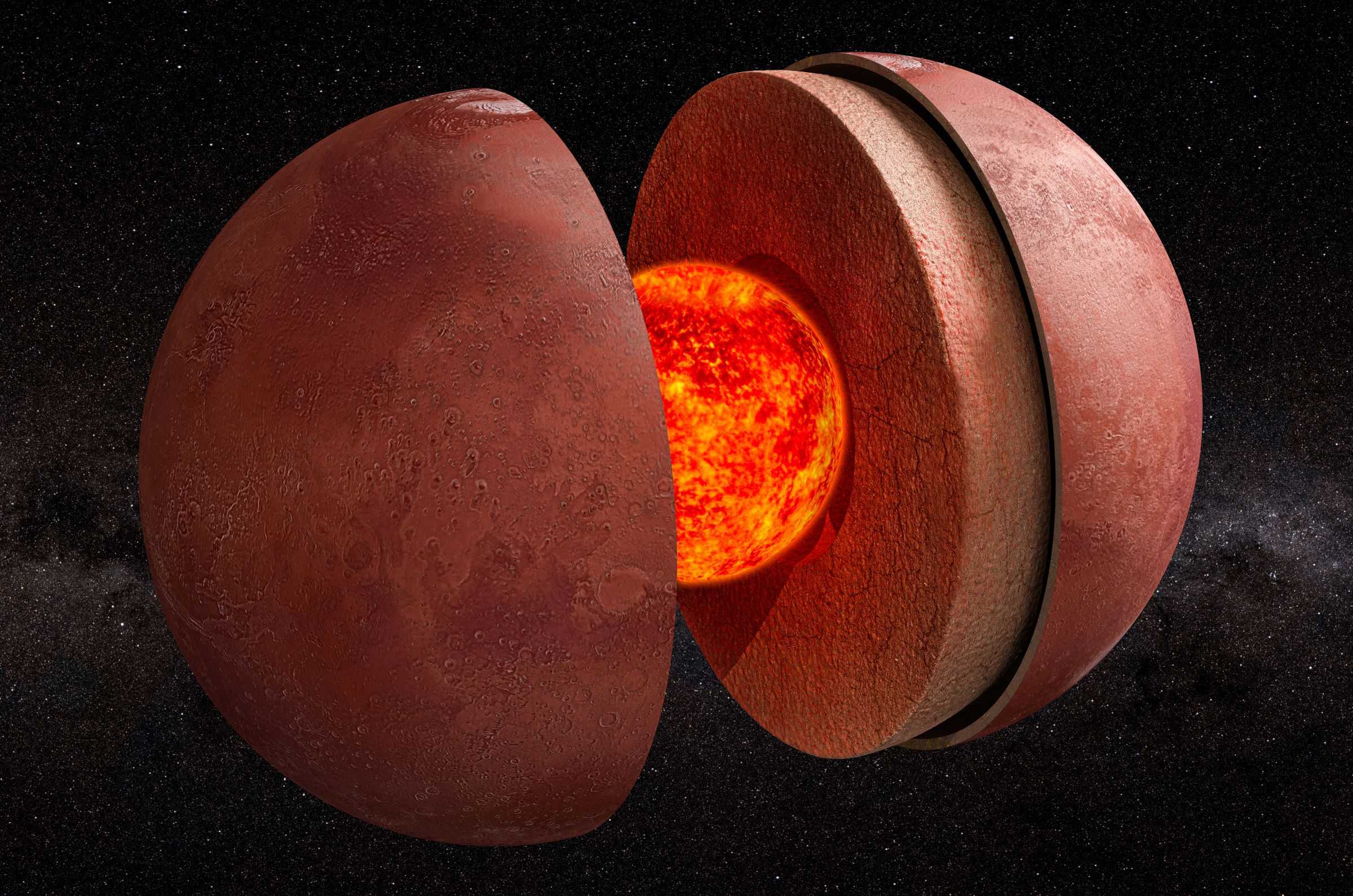 Núcleo de Marte se parece com o da Terra, sugere estudo da NASA