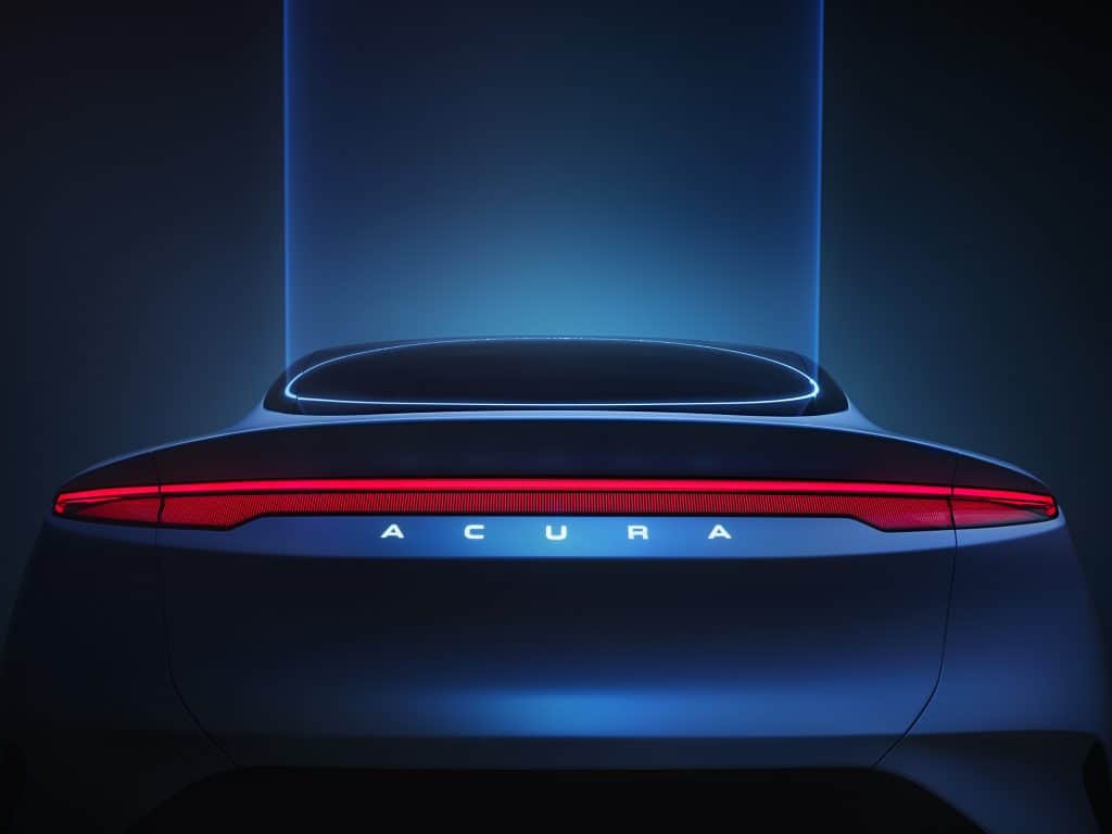 Traseira do Honda Acura