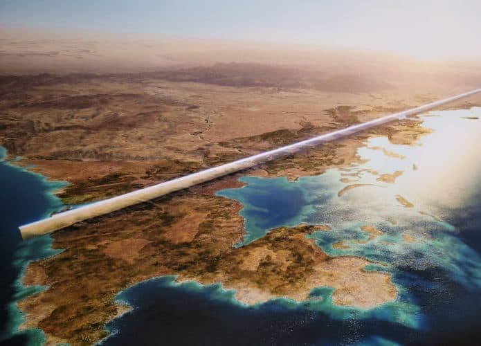 The Line, parte do projeto Neom da Arábia Saudita