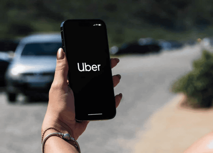 Imagem de aplicativo da Uber