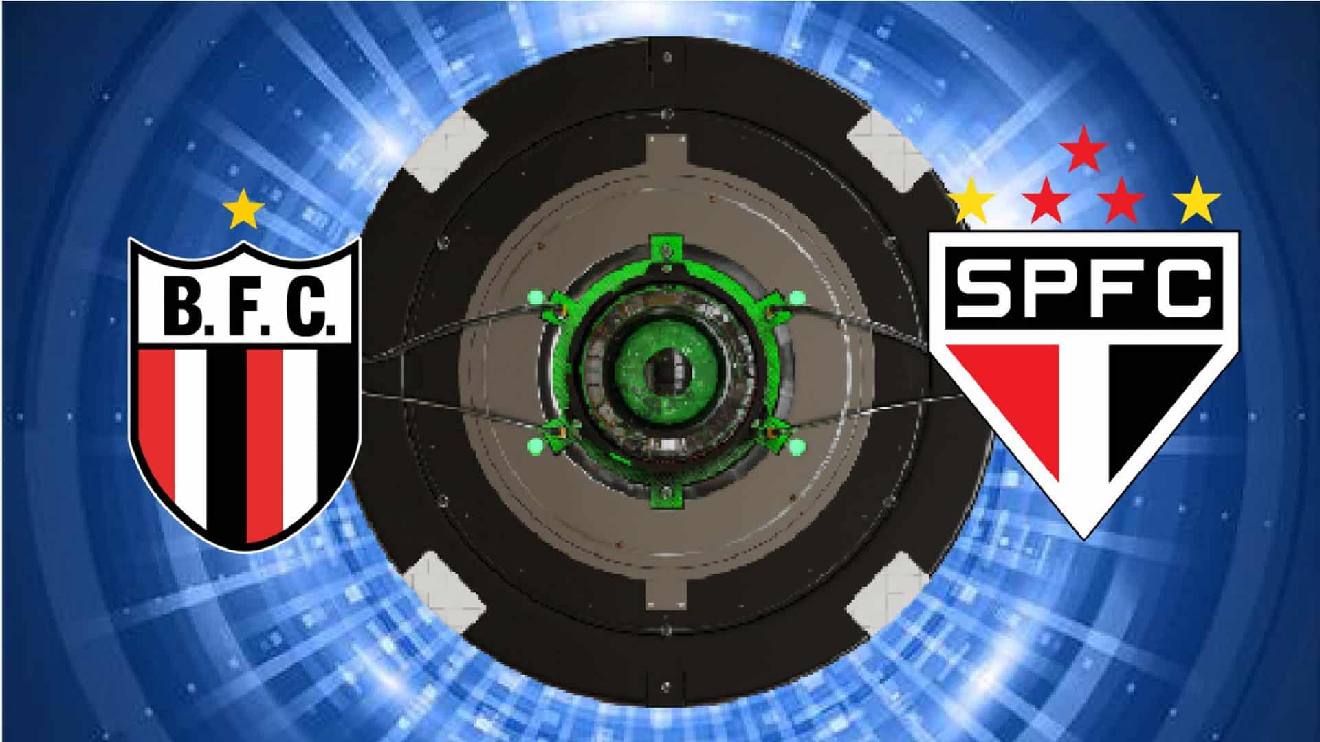 Escudos de Botafogo/SP e São Paulo