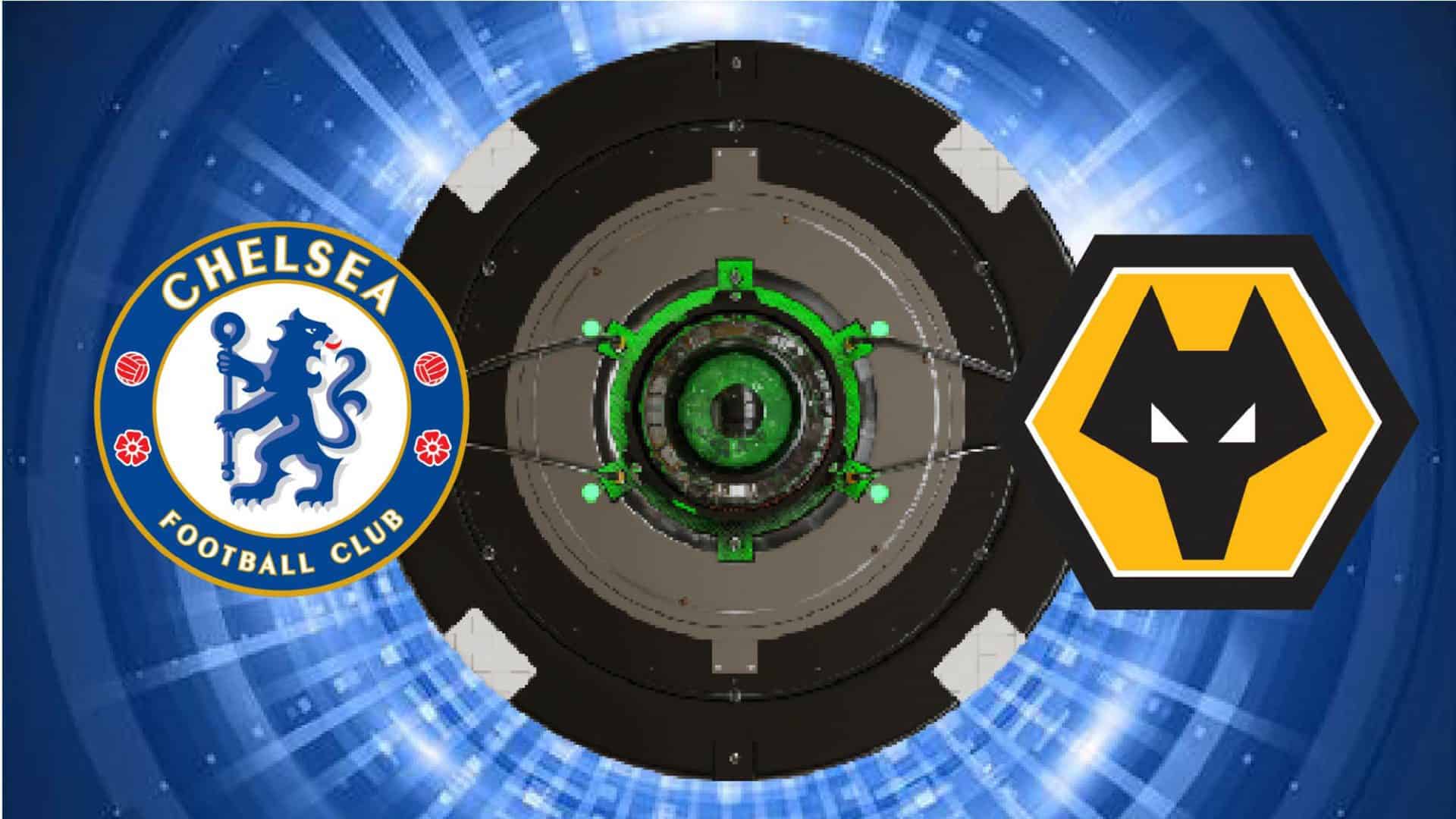 Escudos de Chelsea e Wolverhampton