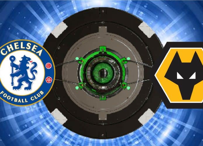 Escudos de Chelsea e Wolverhampton