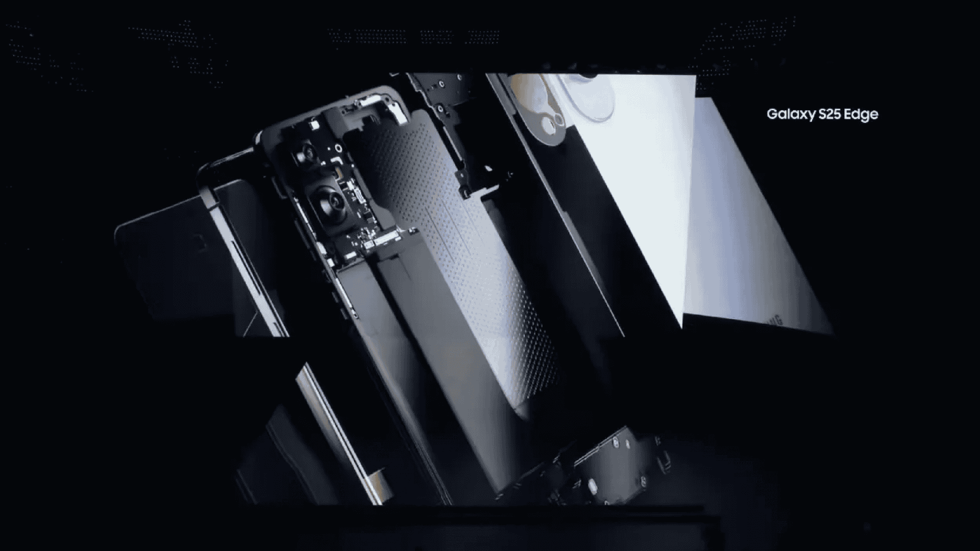 Teaser do Galaxy S25 Edge