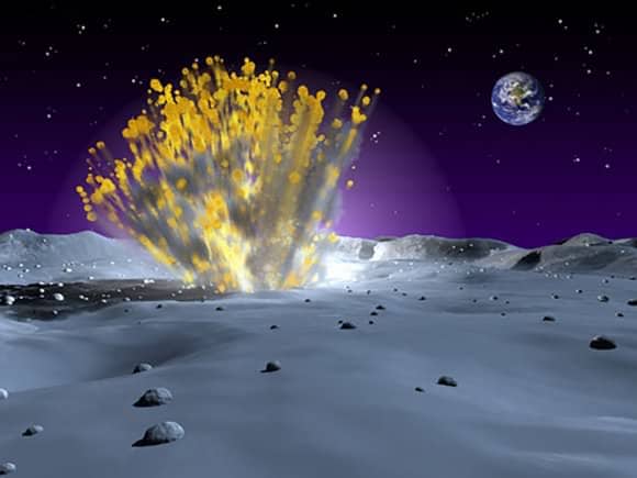 Impacto lunar que pode ter causado o 2024 PT5