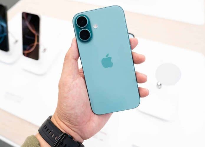 Traseira de um iPhone