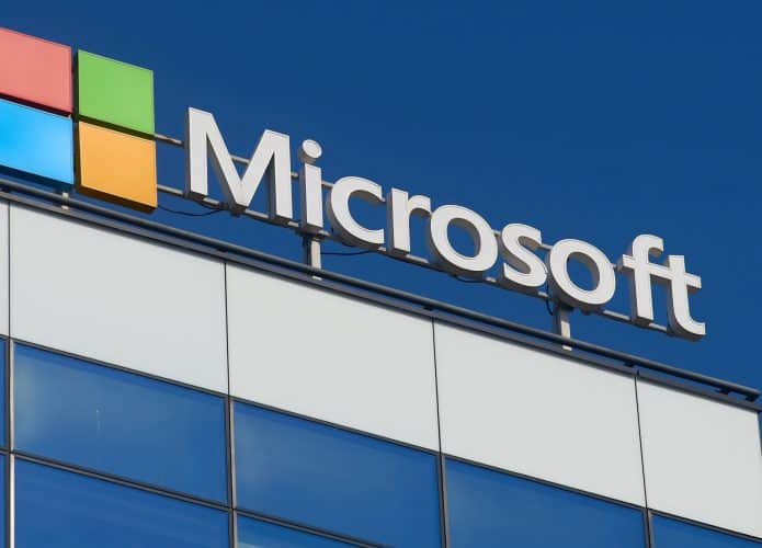 Fachada da Microsoft