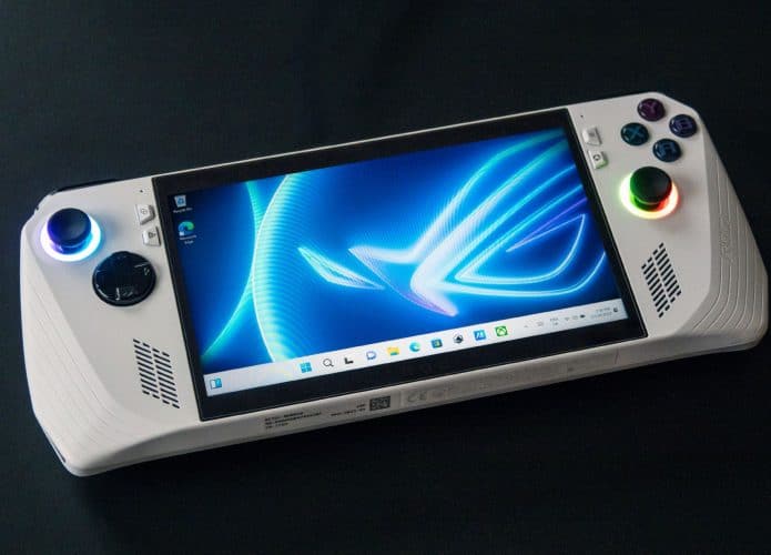 Console portátil com Windows