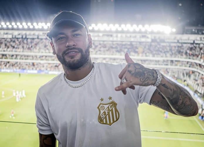 Neymar de volta ao Santos