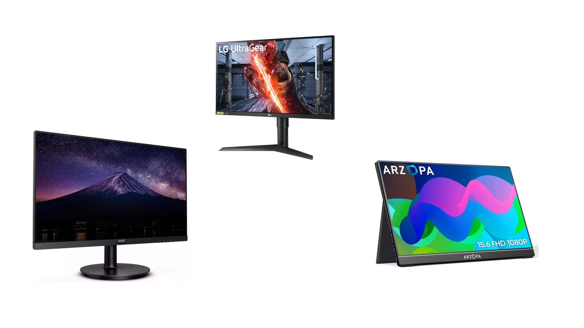 Monitores em oferta