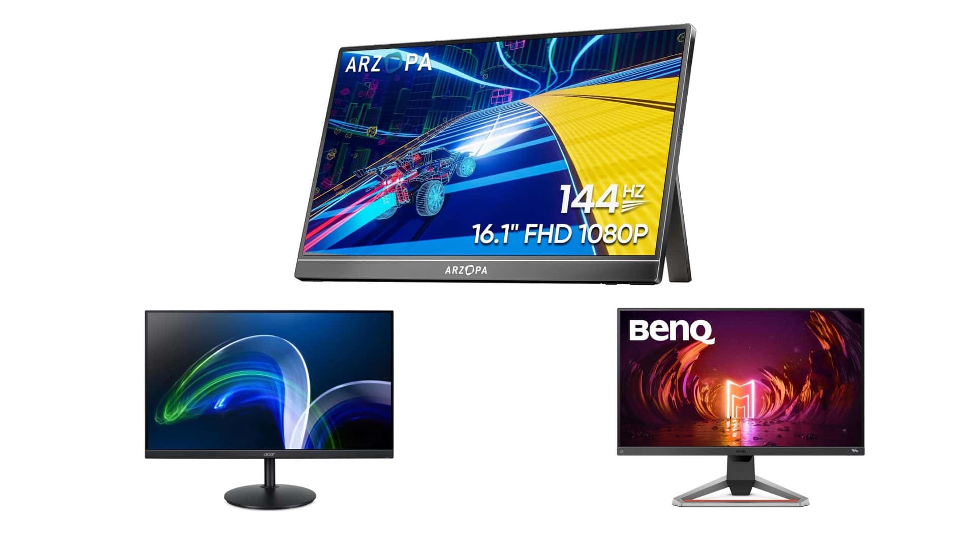 Monitores em oferta