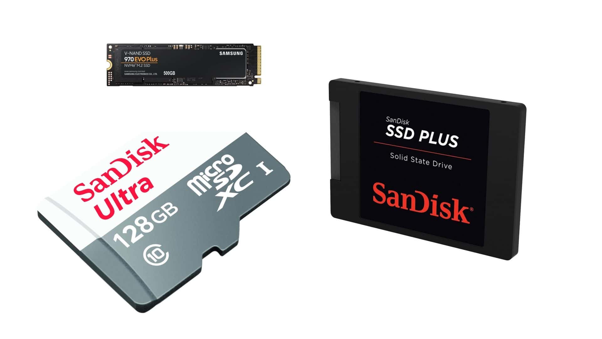 SSD e micro SD em oferta