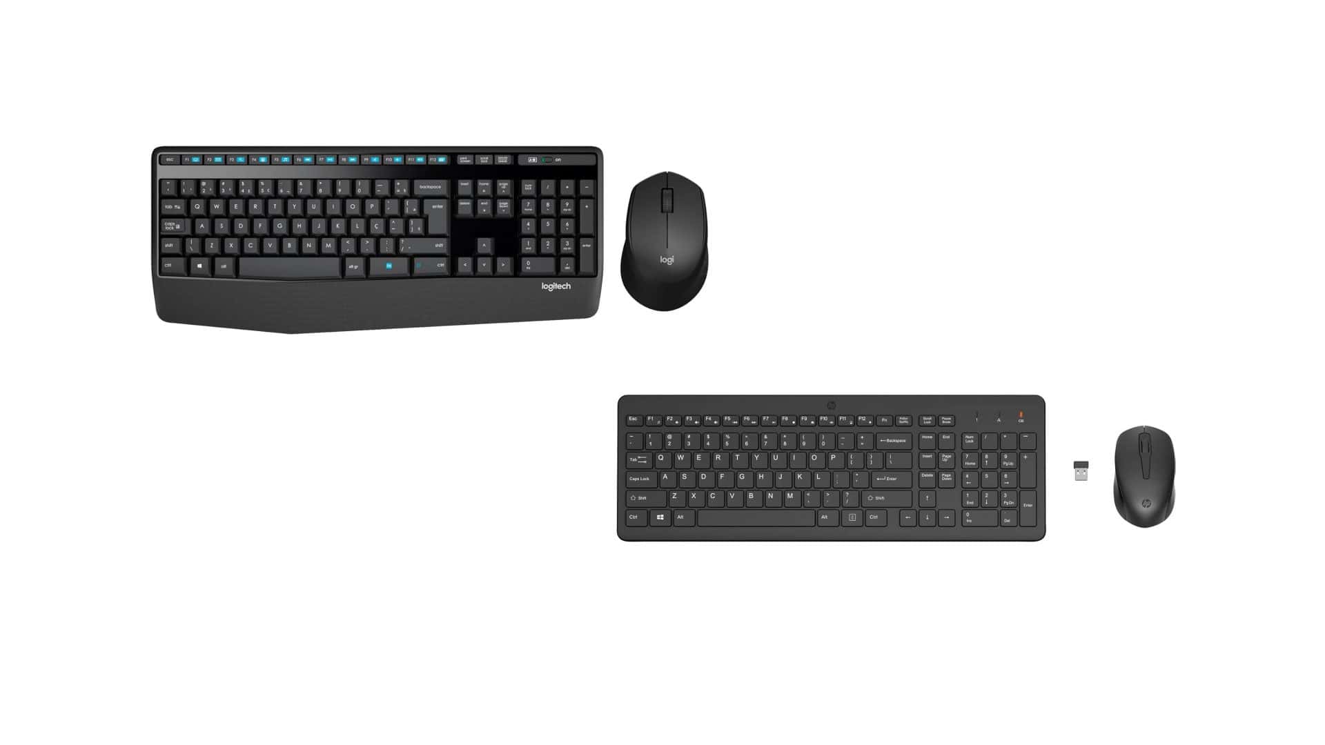 Teclado e mouse em oferta