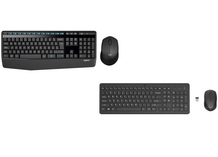 Teclado e mouse em oferta