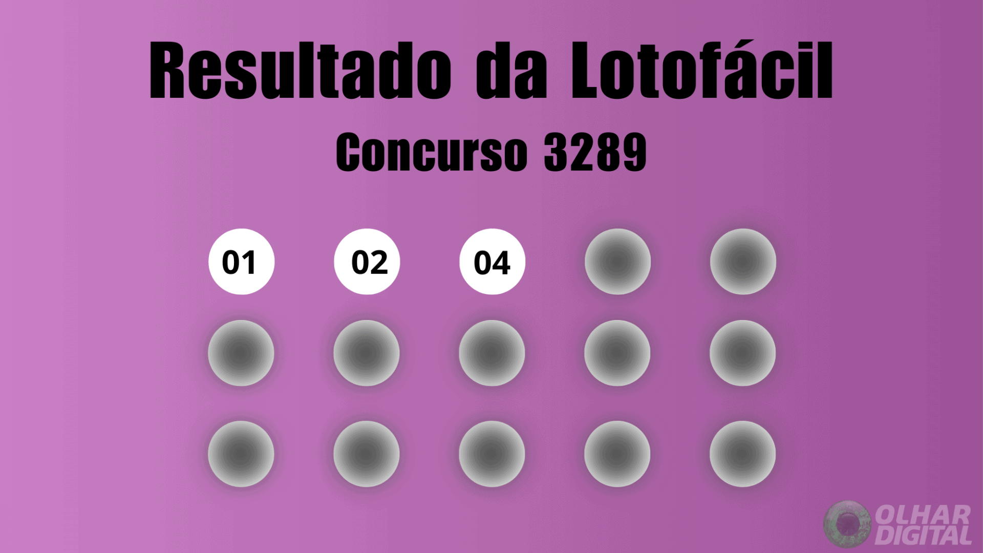 Lotofácil 3289