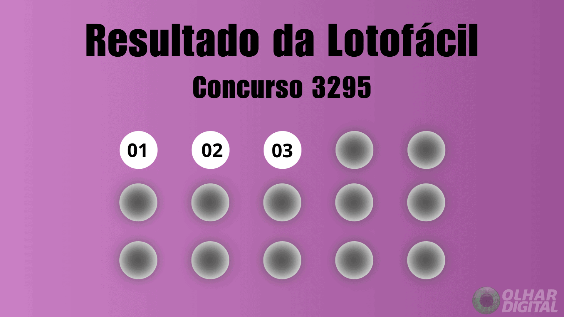 Resultado Lotofácil 3295