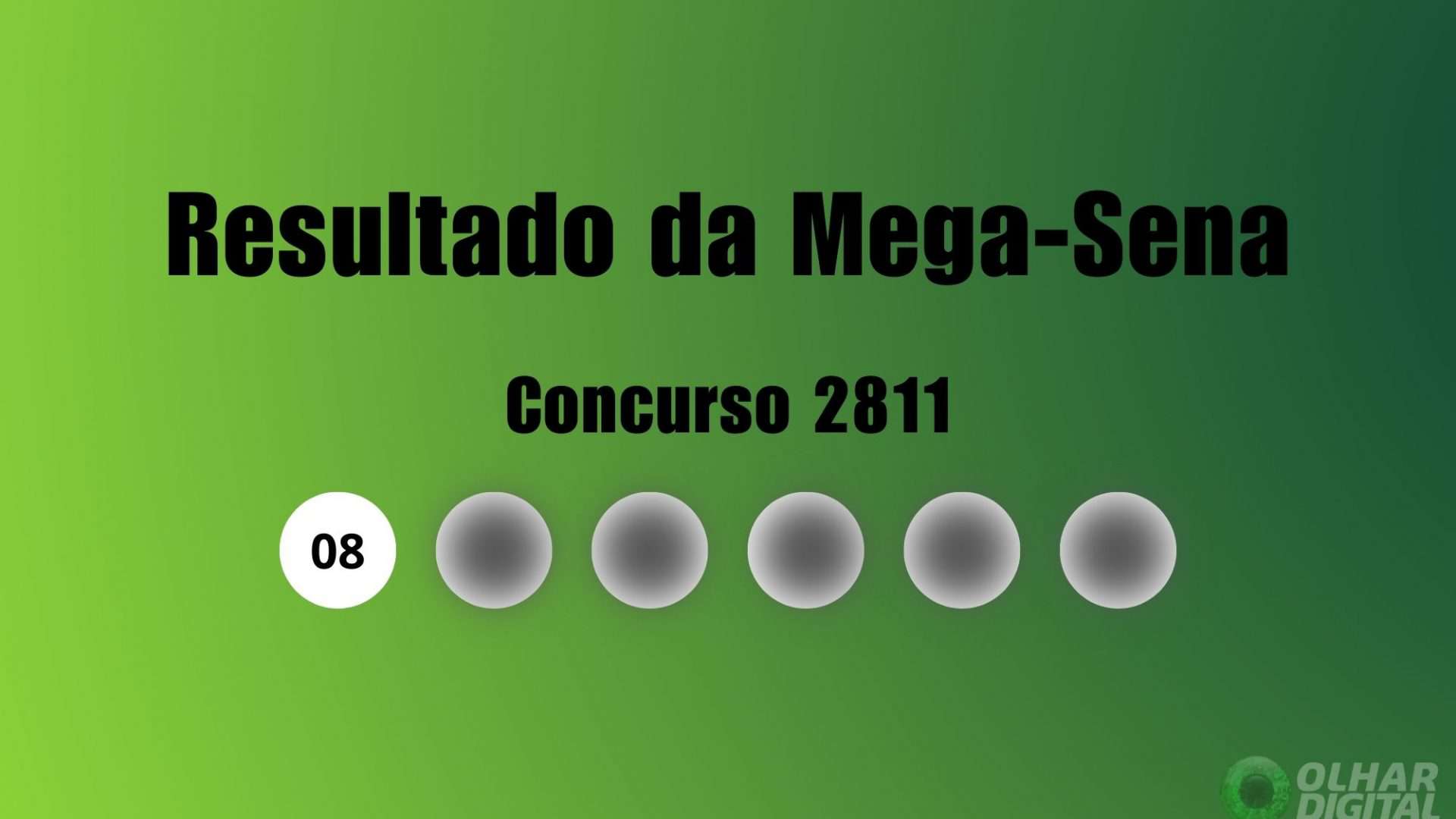 Veja na matéria os números sorteados do concurso 2811 da Mega-Sena