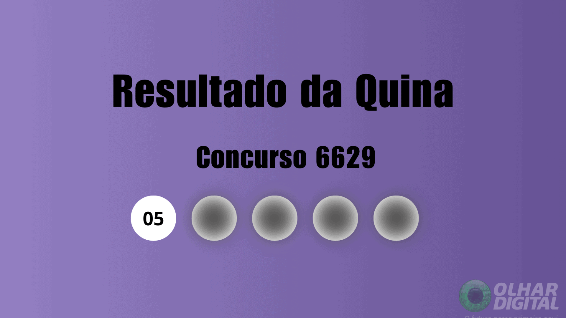 Concurso número 6629 da Quina