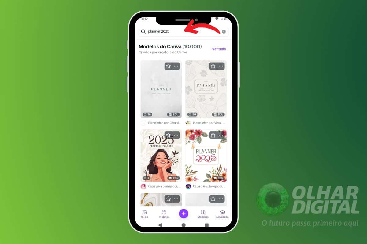 Como criar um planner no Canva para 2025
