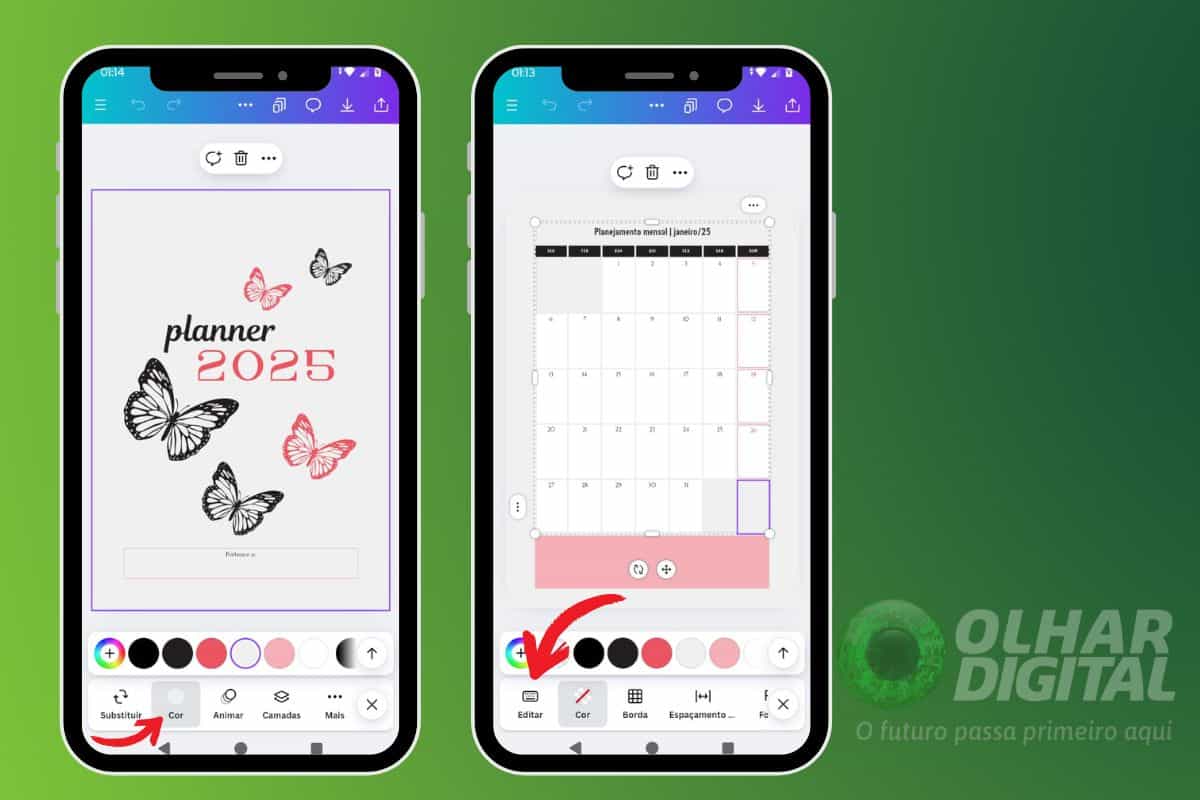 Como criar um planner no Canva para 2025