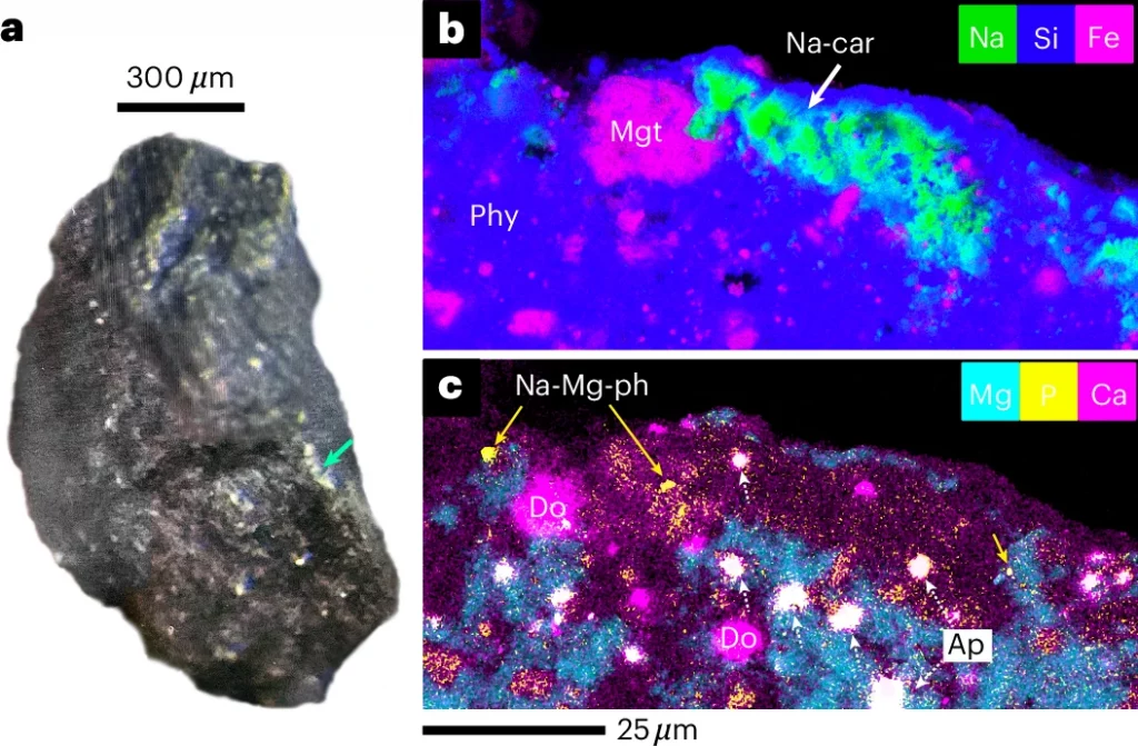 Análise da amostra do asteroide Ryugu