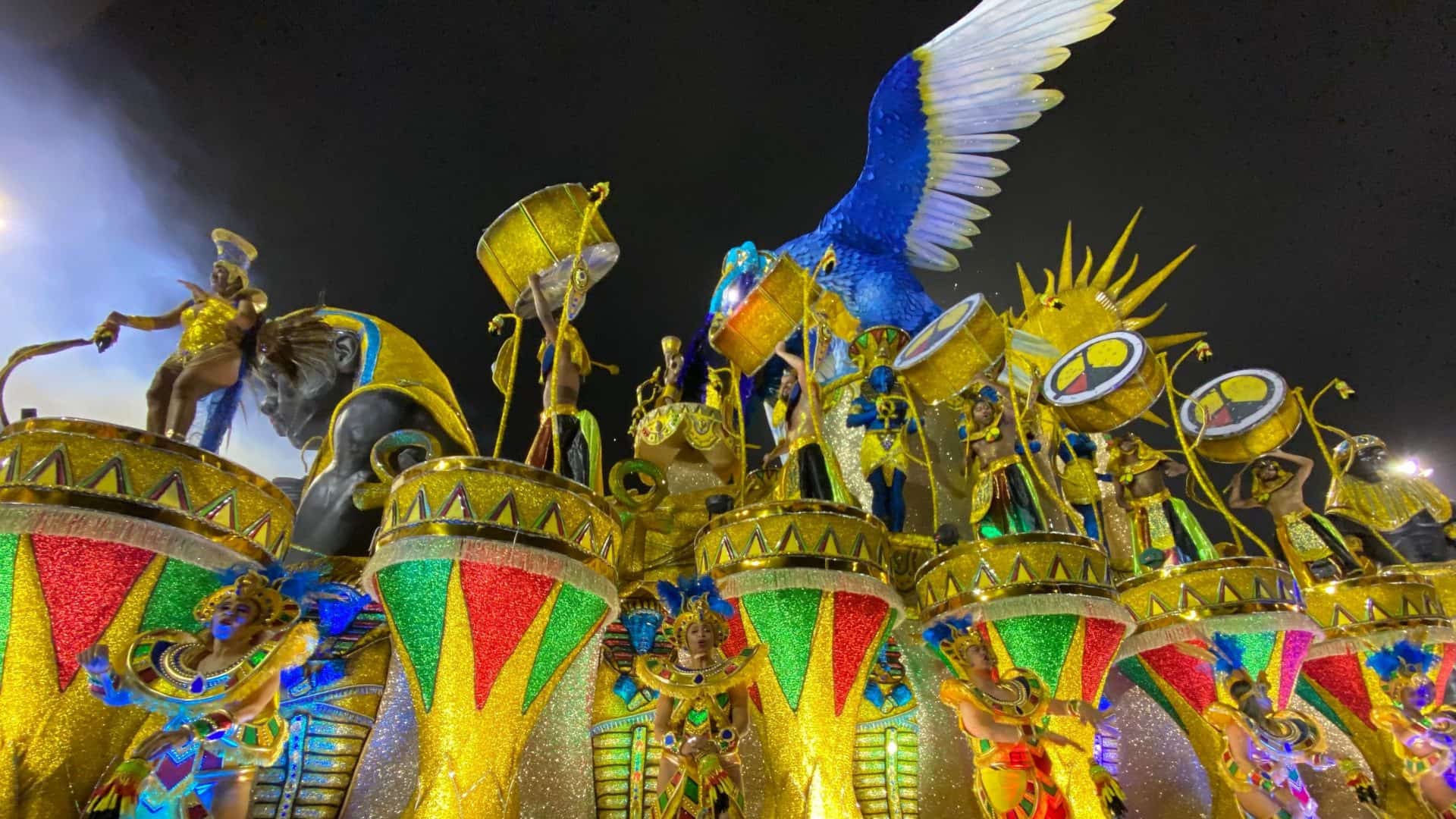 Membros da Escola de Samba 
