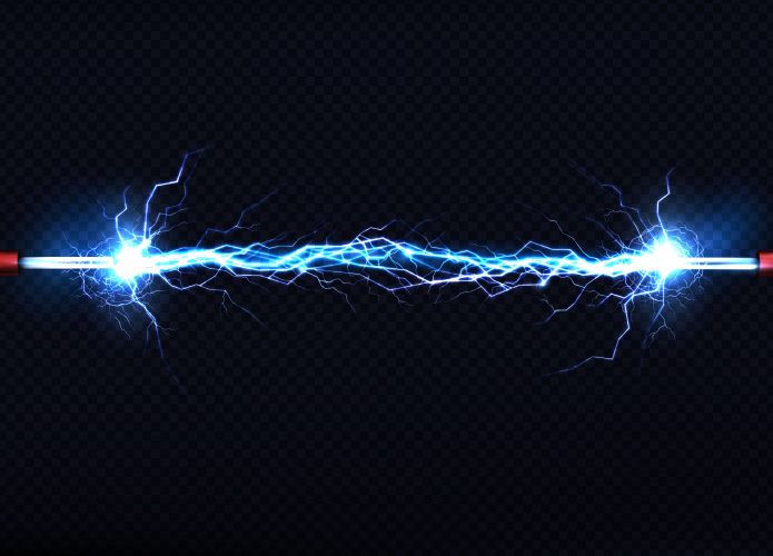 fios elétricos transmitindo choque