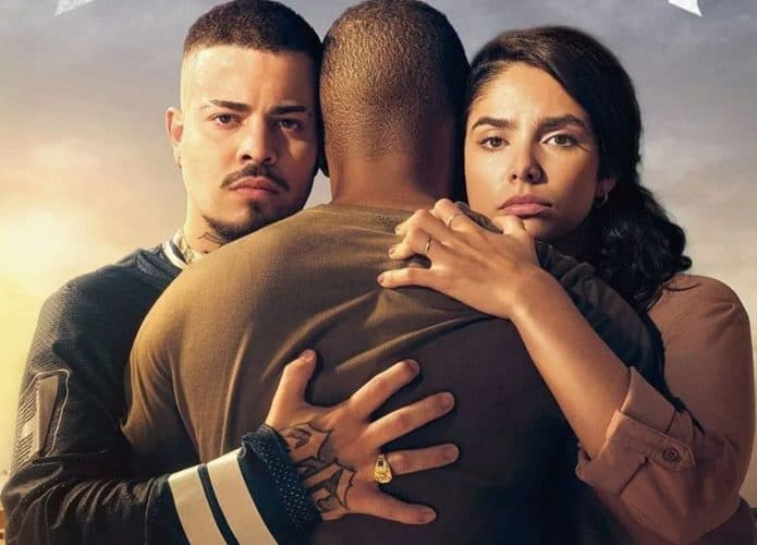 personagens Rita e Don da série Sintonia em um abraço