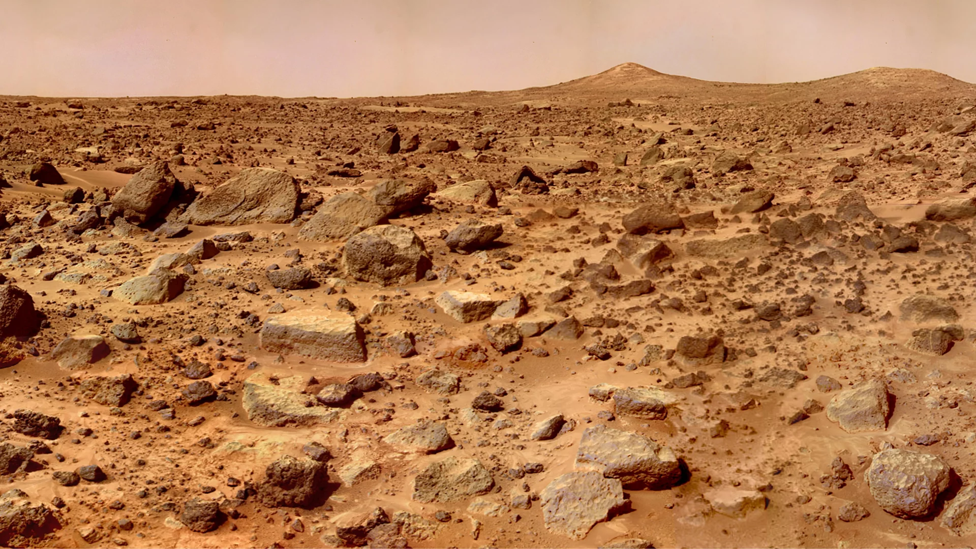 Paisagem marciana. Foto tirada pela Curiosity da NASA