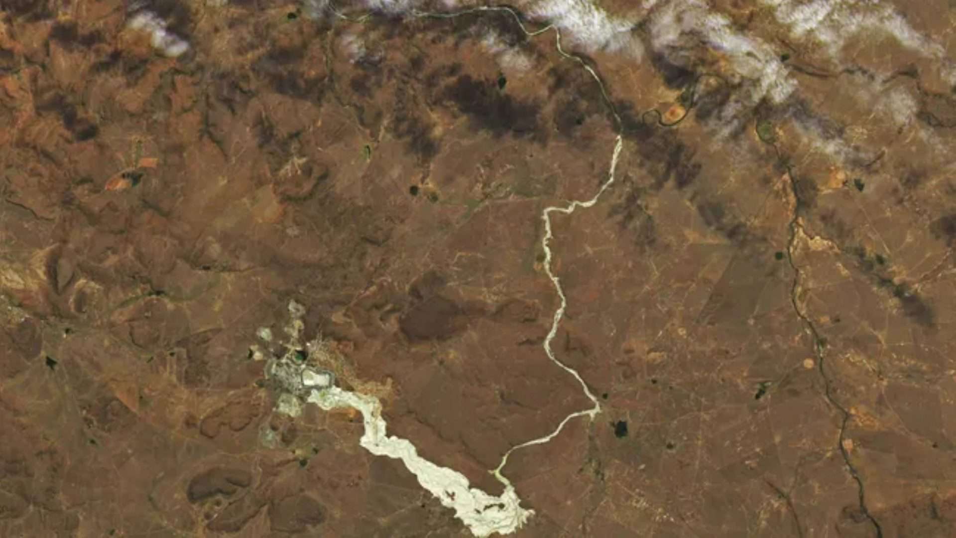 Rio brilhante na África do Sul