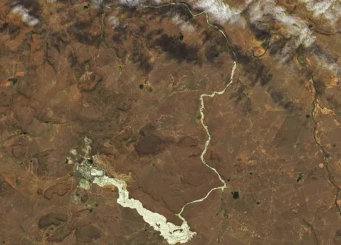 Rio brilhante na África do Sul