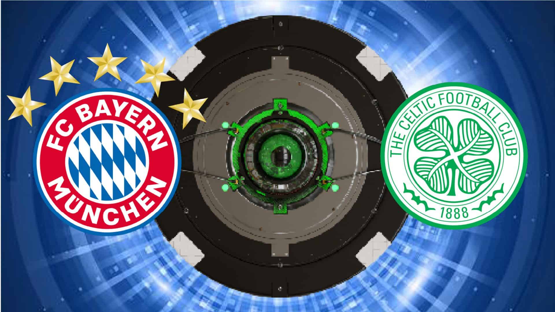 Escudos de Bayern de Munique e Celtic
