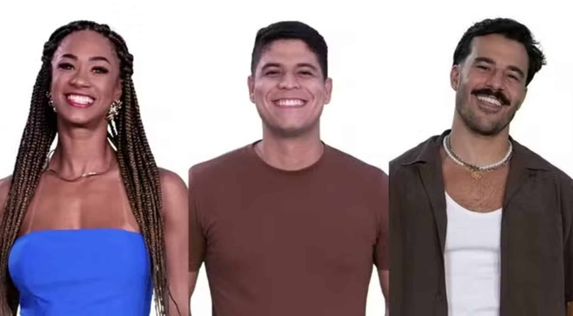 Quinto paredão do BBB 25 tem disputa entre Aline, Guilherme e Mateus