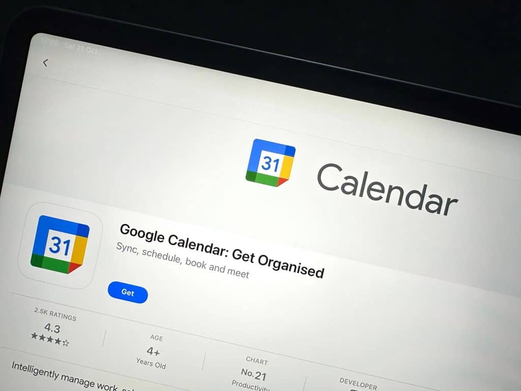 google calendario