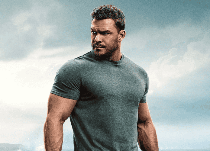 Alan Ritchson na 3ª temporada de Reacher