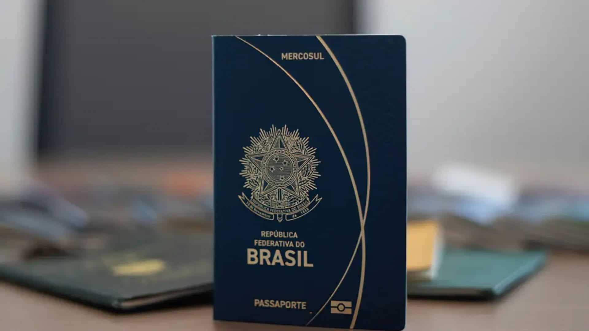 imagem do novo passaporte brasileiro