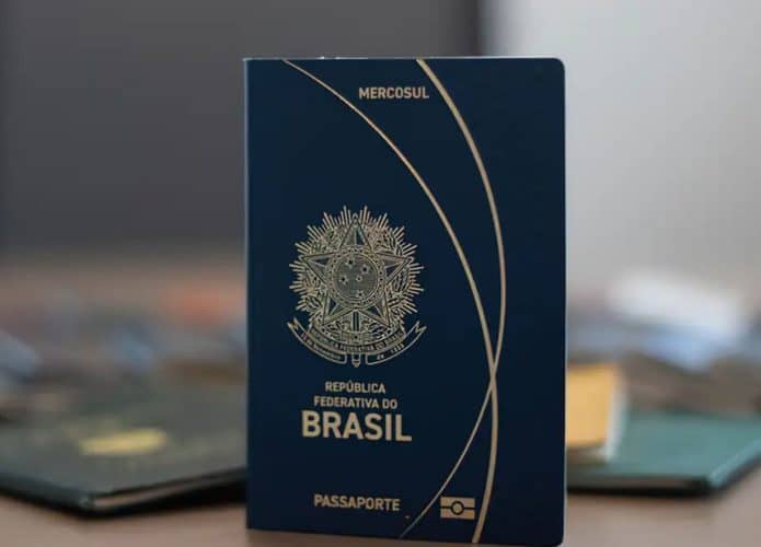 imagem do novo passaporte brasileiro