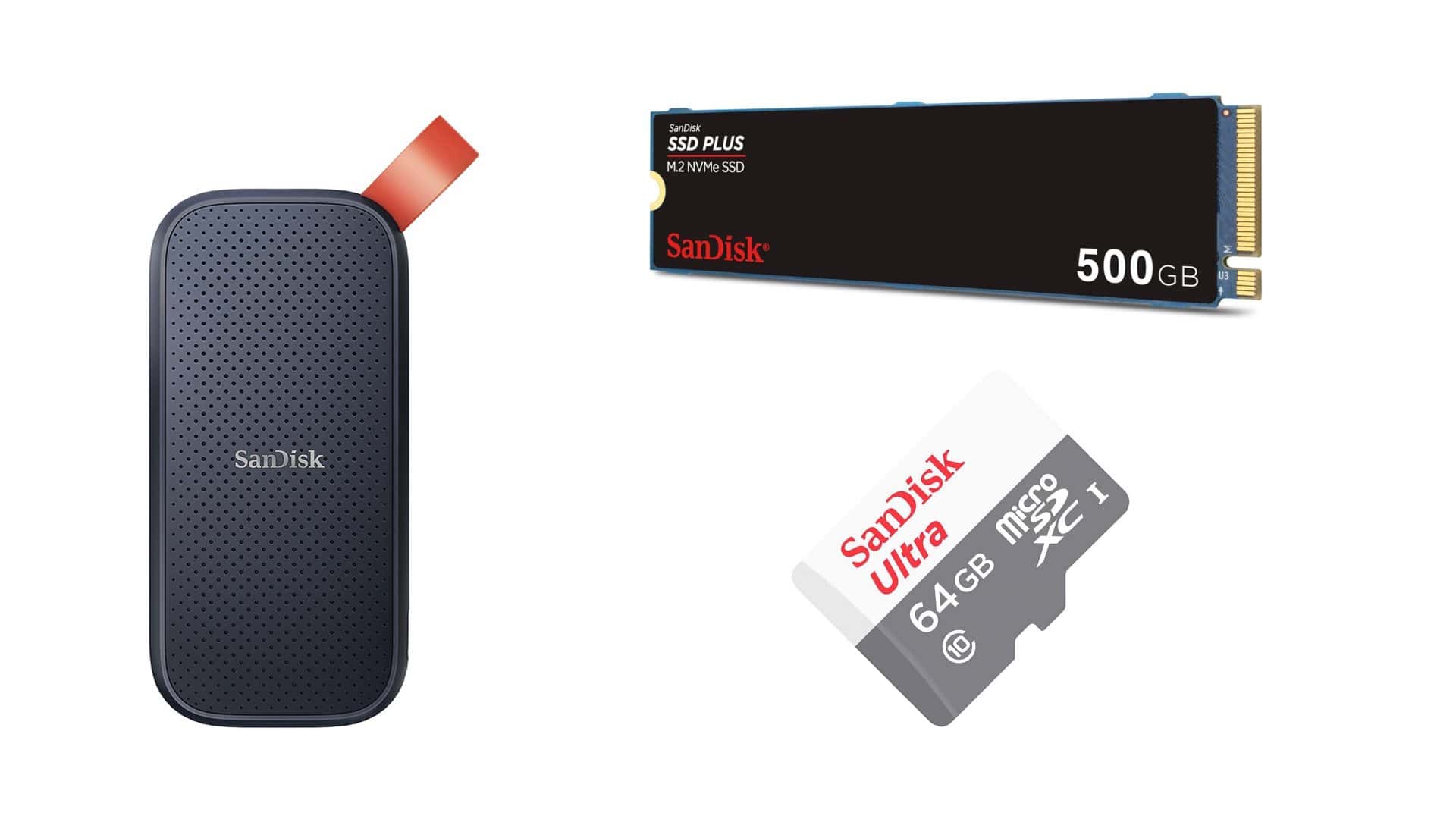 SSD e micro SD em oferta