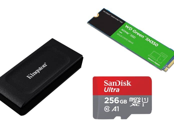SSD e micro SD em oferta