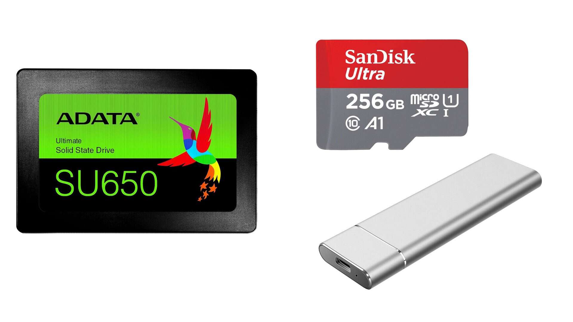 SSD e micro SD em oferta