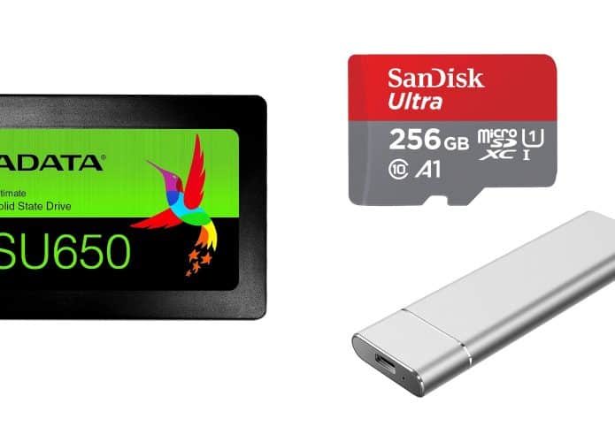 SSD e micro SD em oferta