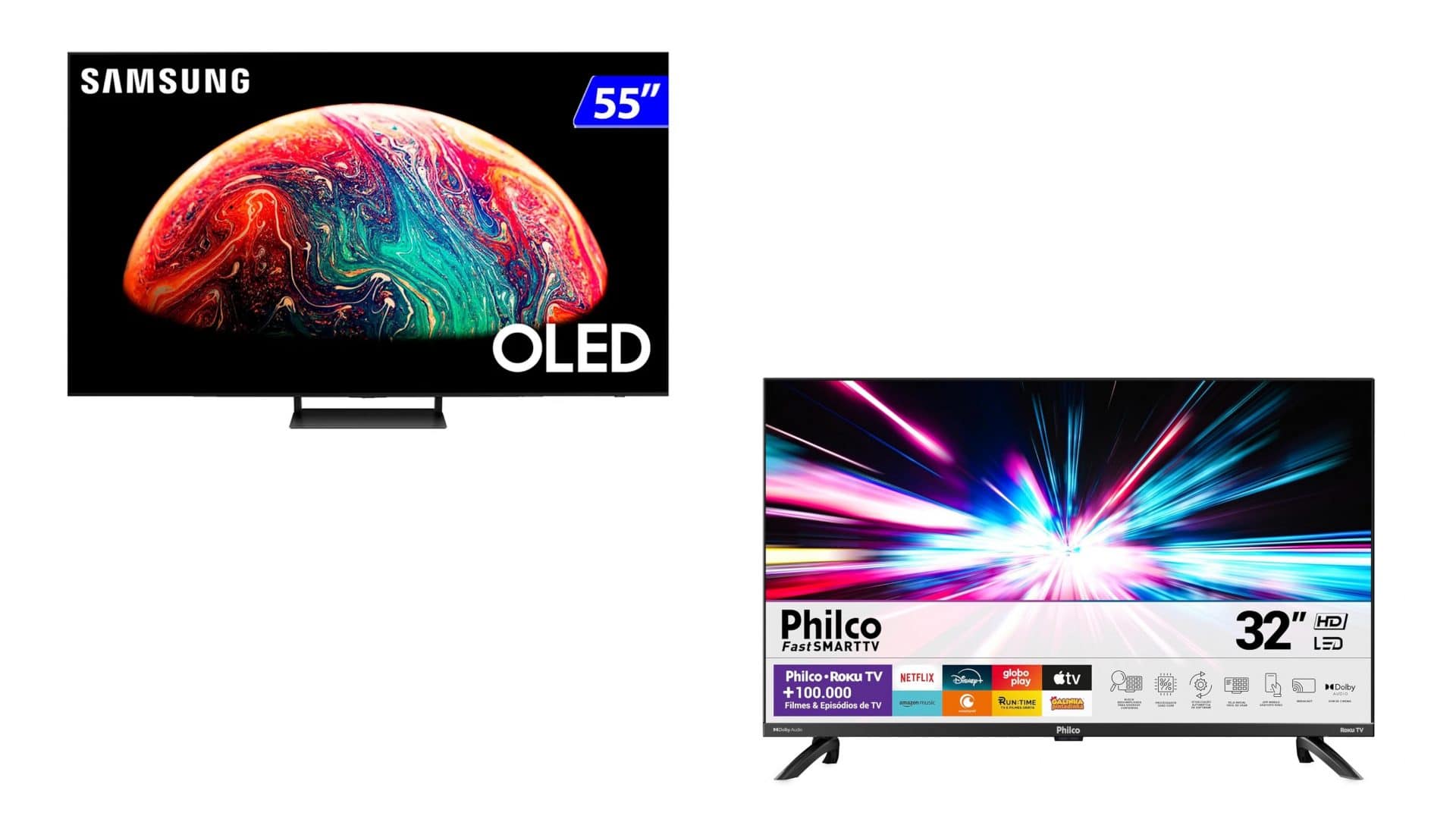 Smart TVs em oferta