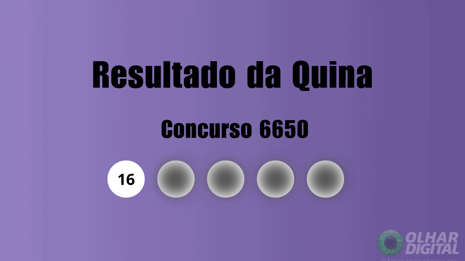 Resultado Quina 6650