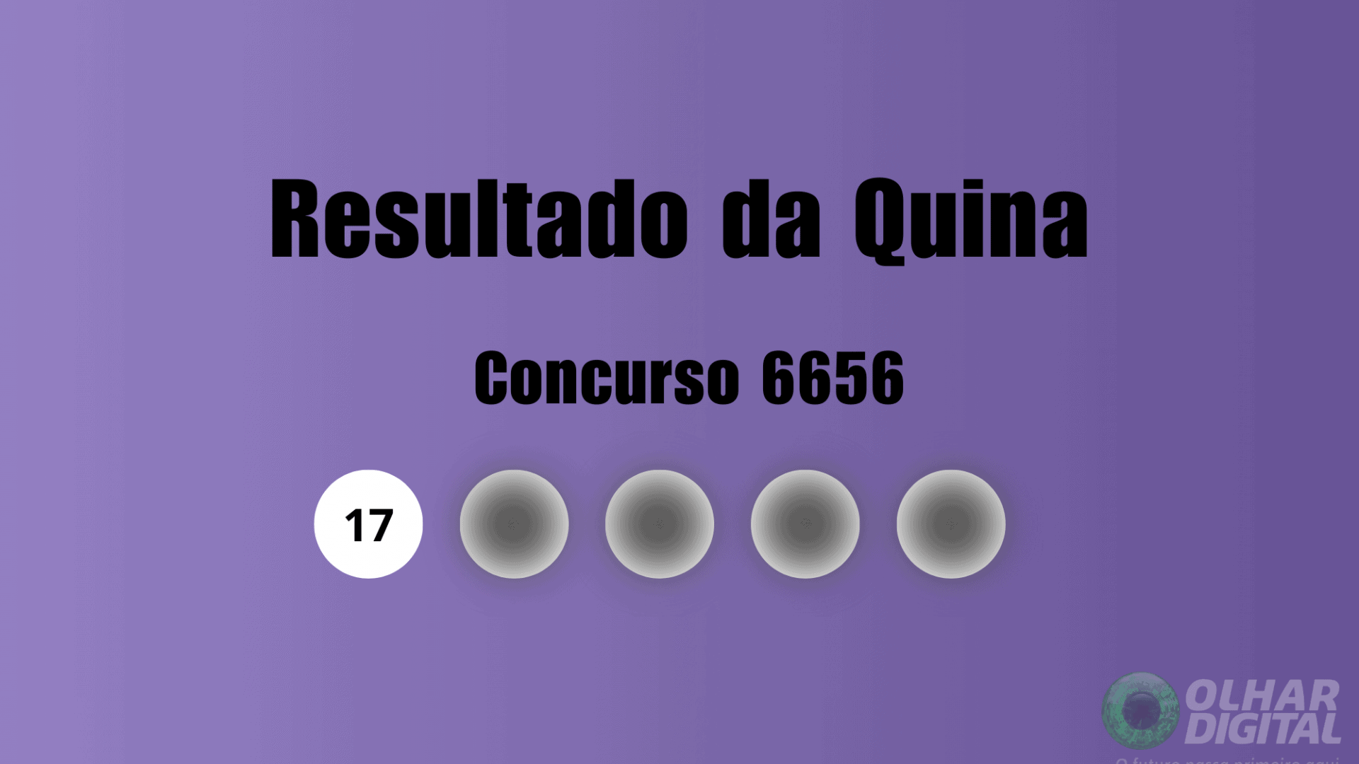 Resultado da Quina 6656