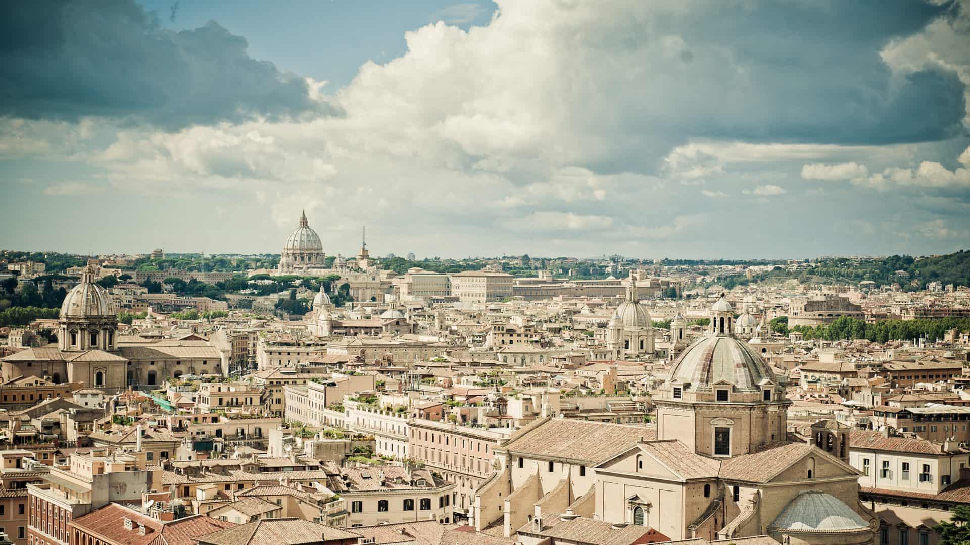 Vista aérea de Roma