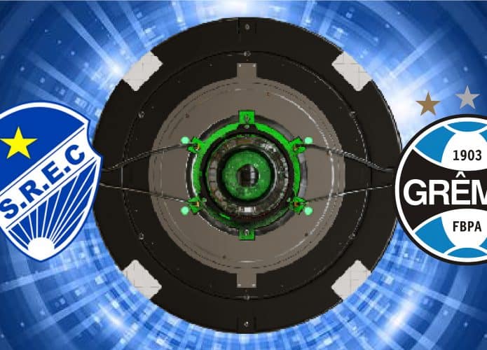 Escudos de São Raimundo/RR e Grêmio